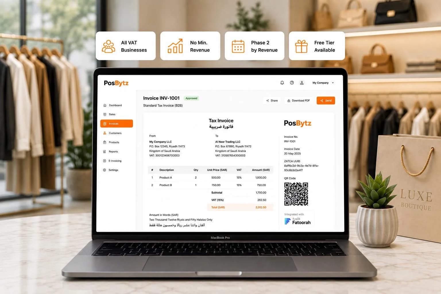 ZATCA e-invoicing compliance requirements for VAT-registered businesses in Saudi Arabia